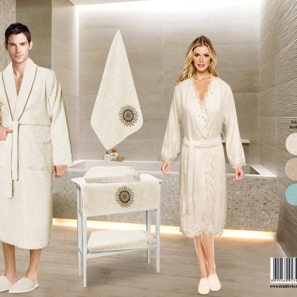 Bamboo family Bathrobe sets 4