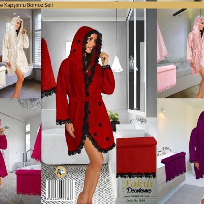 Velvet Bathrobe sets 3