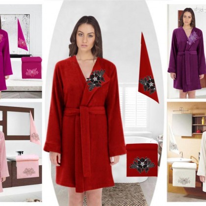 Velvet Bathrobe sets 3