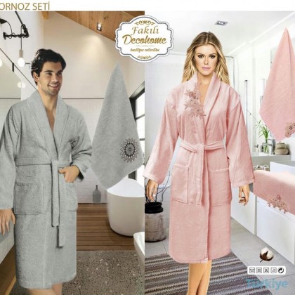 Cotton Family Bathrobe Sets 6